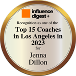 Influence Digest 2023 Top 15 Coaches in Los Angeles badge